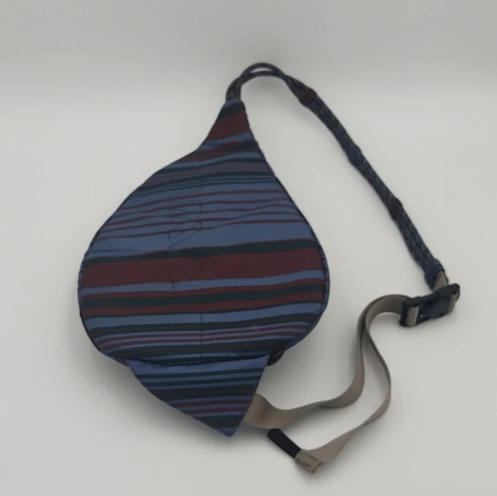 KAVU Sling Backpack Gorpcore Travel Errands Blue Colorblock